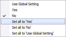 Set Options